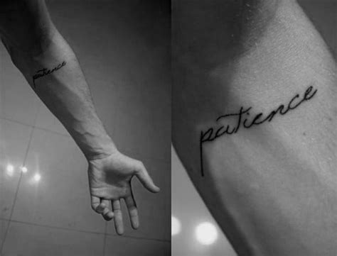 patience tatto|patience tattoo ideas for men.